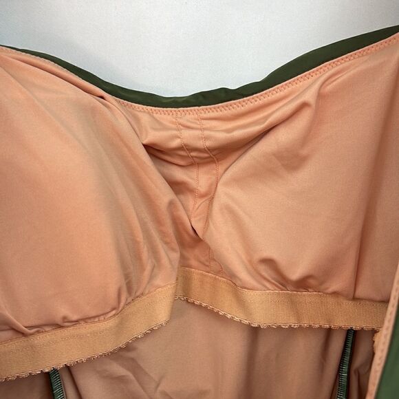 J.Crew Olive Green ruched wide strap swimsuit NWT - Picture 11 of 15